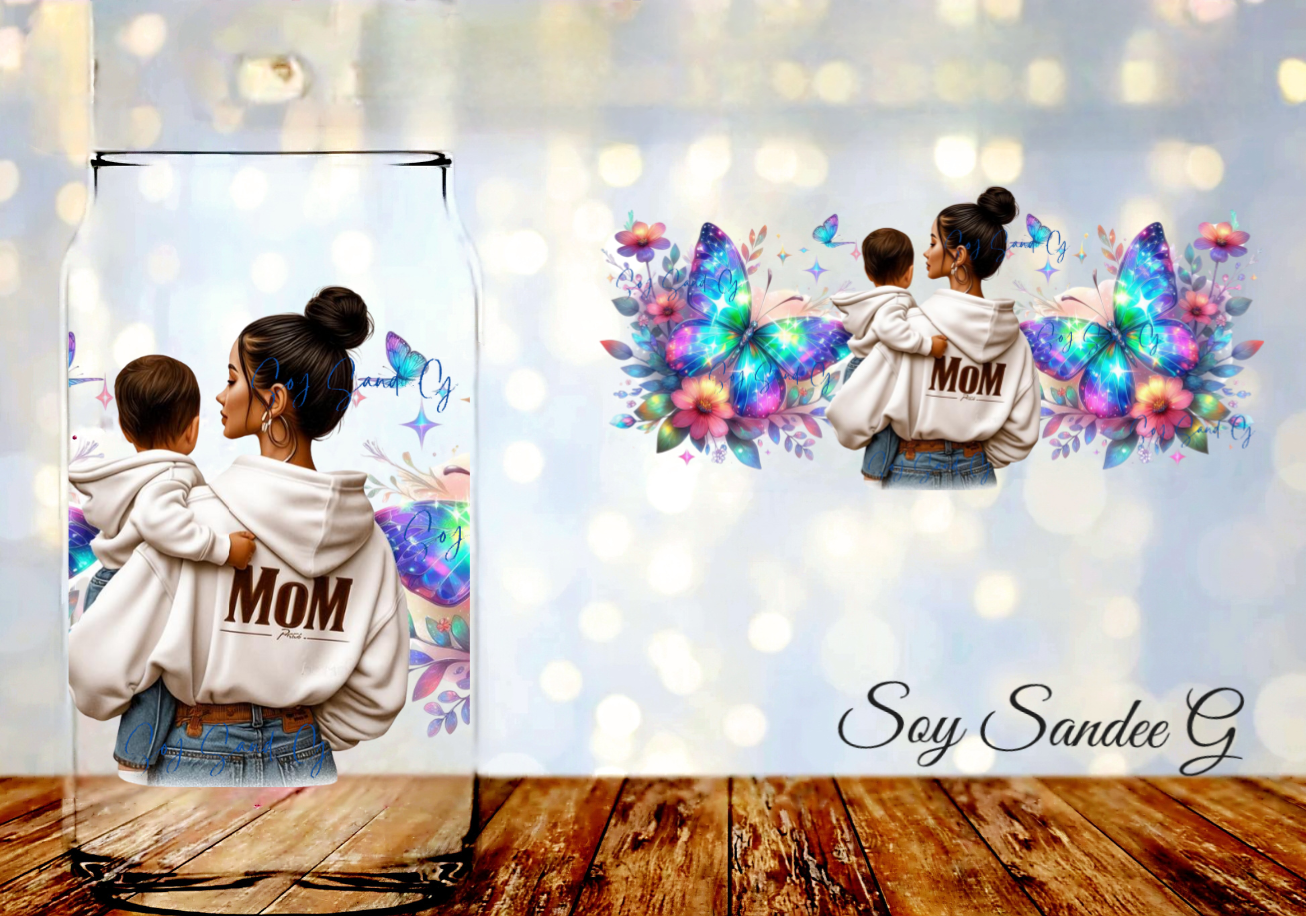 Mom & Son - UVDTF Wrap for cups/hard surfaces sticker