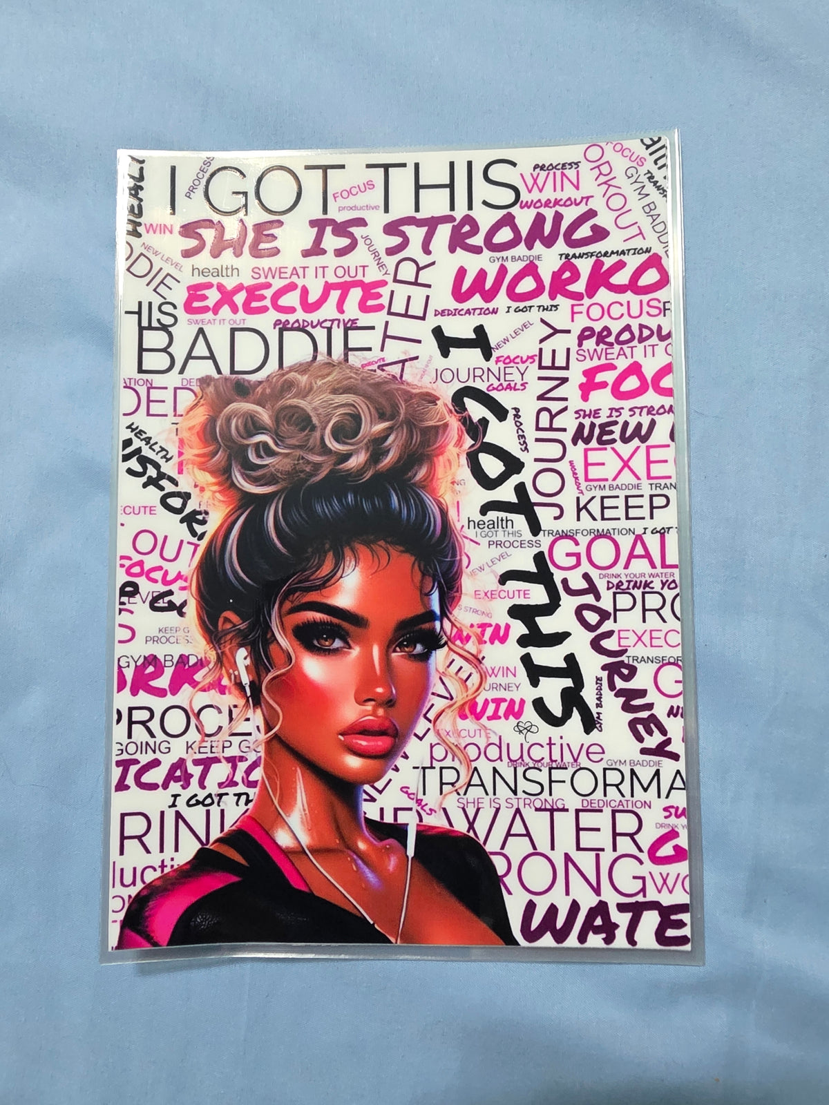 A5 size Wrap for journals/ipad/books/hard surfaces sticker