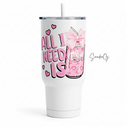 All I Need is Pep - UVDTF Decal for cups/hard surfaces sticker