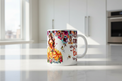 Just a Girl who Loves Belle - UVDTF Wrap for cups/hard surfaces sticker