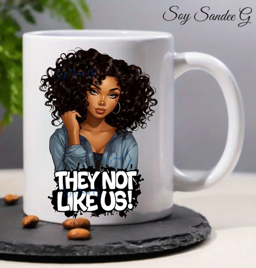 Shhh... No me hables hasta que mi taza esté vacía Calcomanía UVDTF