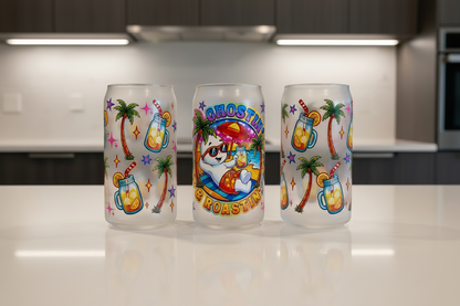 Ghostin" & Roastin' - UVDTF Wrap for cups/hard surfaces sticker