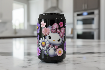 HK Flowers - UVDTF wrap for cups/hard surfaces sticker