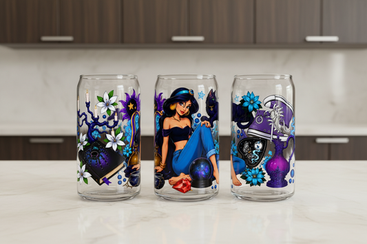 Jasmine #2 - UVDTF Wrap for cups/hard surfaces sticker
