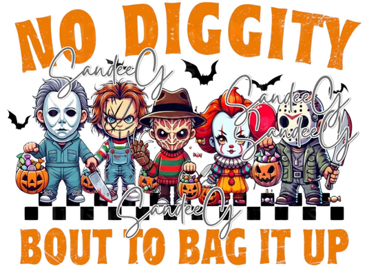 No Diggity - UVDTF Decal for cups/hard surfaces sticker