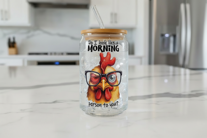 Do I Look like a Morning Person to You? - UVDTF Decal for cups/hard surfaces sticker