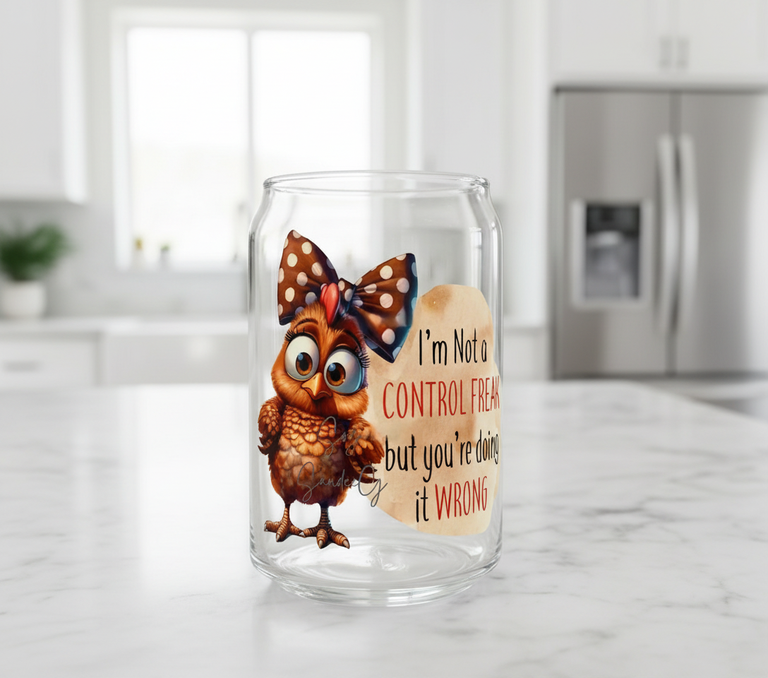 I'm Not a Control Freak - UVDTF Decal for cups/hard surfaces sticker