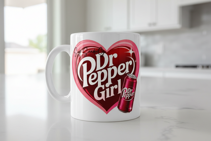 Dr. Pepper Girl - UVDTF Decal for cups/hard surfaces sticker