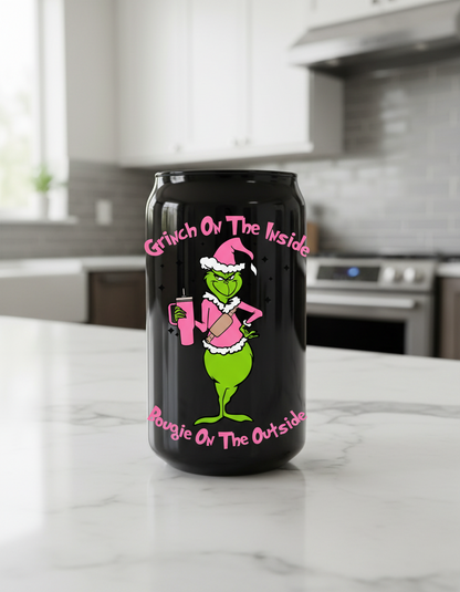 Bougie Grinch - UVDTF Wrap for cups/hard surfaces sticker