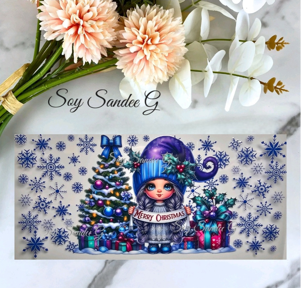 Blue Elf - UVDTF Wrap for cups/hard surfaces sticker