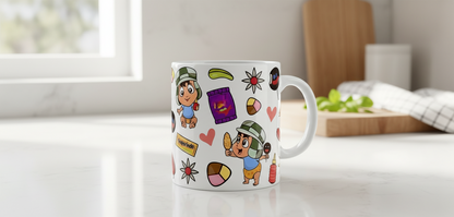 Chespirito Snacks - UVDTF Wrap for cups/hard surfaces sticker