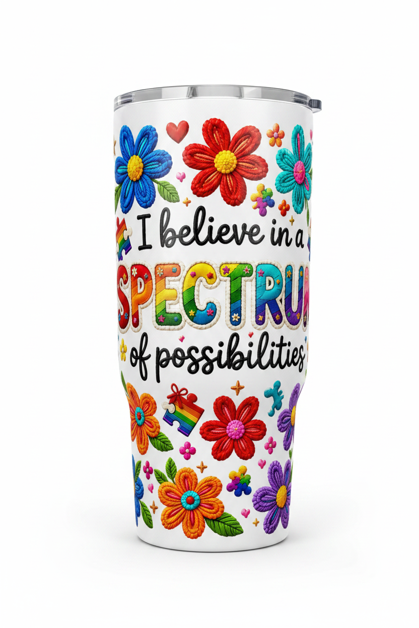 Spectrum - UVDTF Wrap for cups/hard surfaces sticker