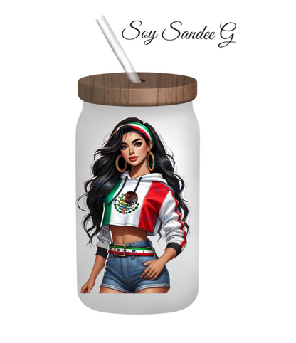 Sexy Mexican Latina #2 - UVDTF Decal for cups/hard surfaces