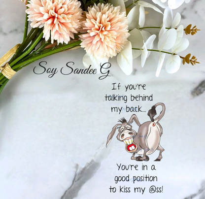 Donkey - UVDTF Decal for cups/hard surfaces sticker