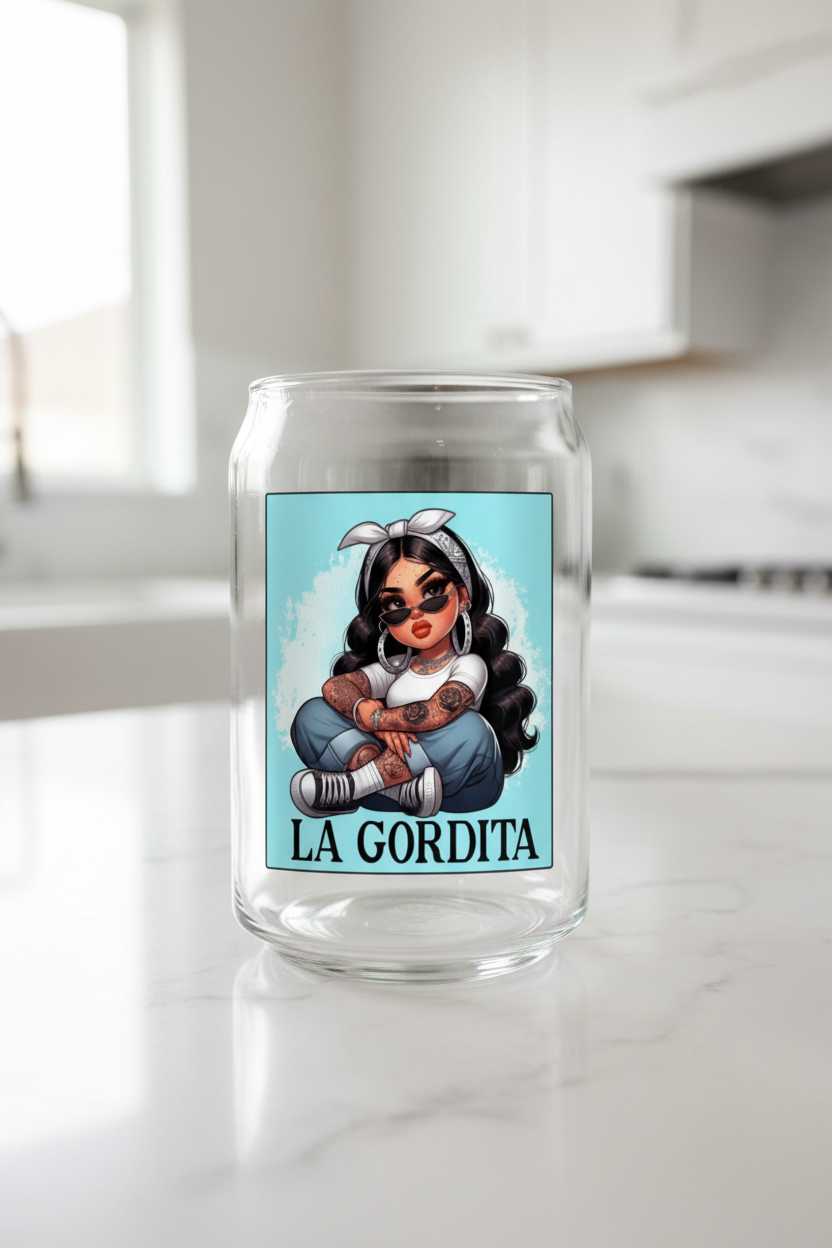 Calcomanía UVDTF de Gordita