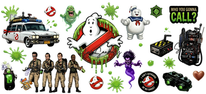Ghostbusters - UVDTF Wrap for cups/hard surfaces sticker