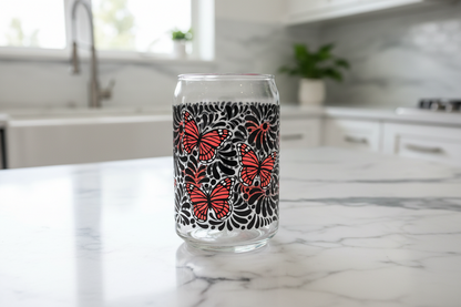 Orange Monarch Butterflies - UVDTF Wrap for cups/hard surfaces sticker