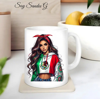 Sexy Mexican Latina #1 - UVDTF Decal for cups/hard surfaces