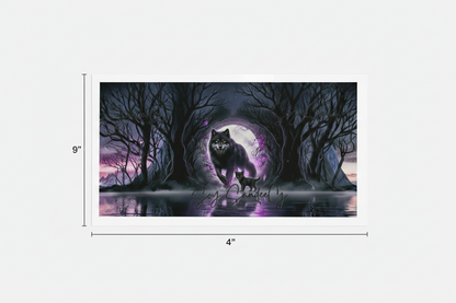 Purple Wolves - UVDTF Wrap for cups/hard surfaces sticker