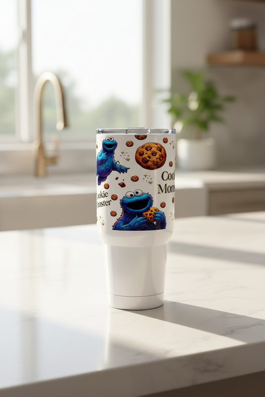 Cookie Monster - UVDTF Wrap for cups/hard surfaces sticker