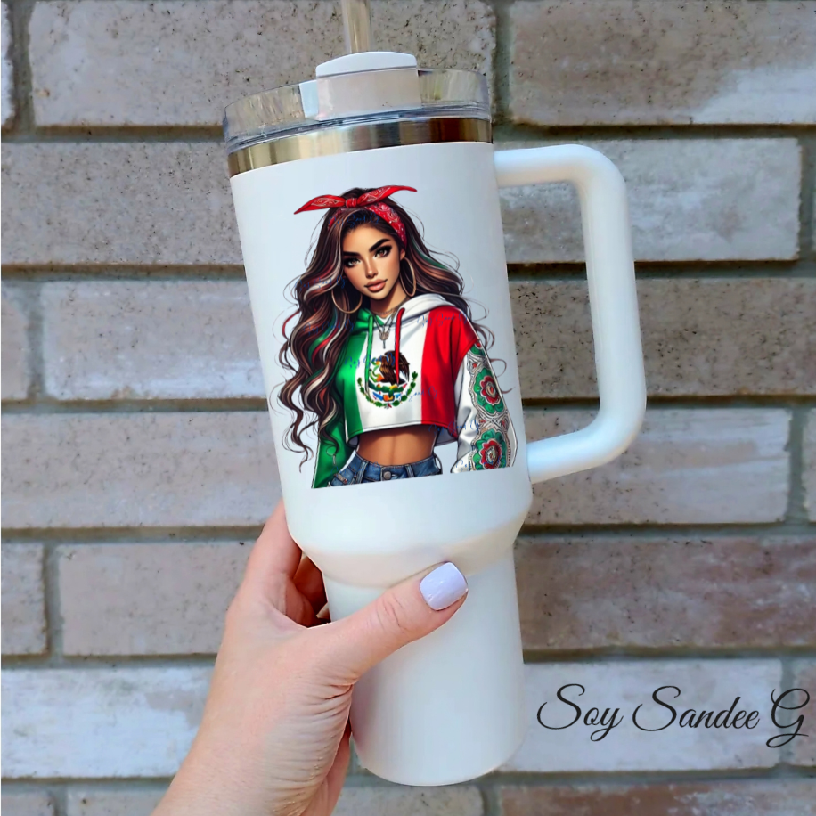 Sexy Mexican Latina #1 - UVDTF Decal for cups/hard surfaces