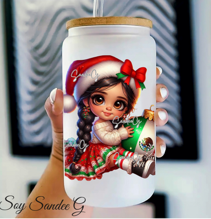 Mexican Ornament Cutie #2 - UVDTF Decal for cups/hard surfaces sticker