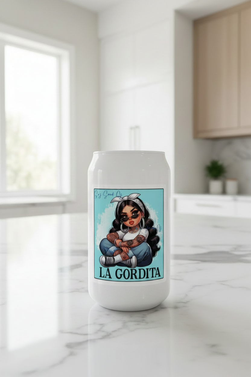 Calcomanía UVDTF de Gordita