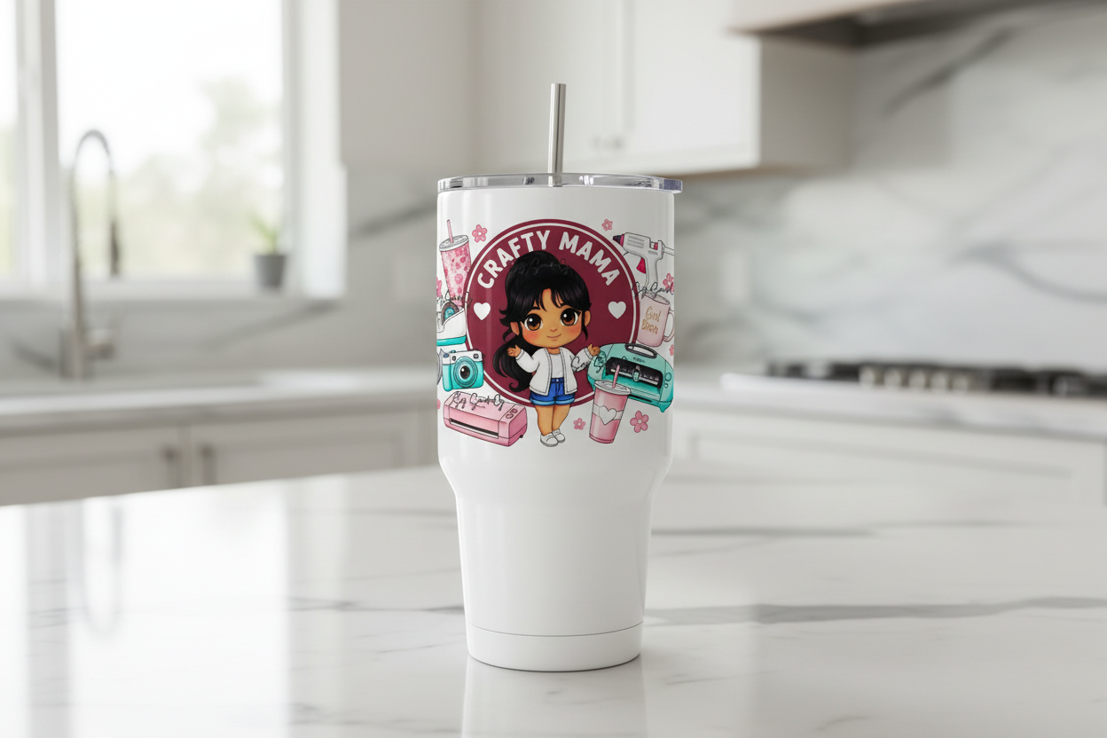 Crafty Mama - UVDTF Decal for cups/hard surfaces sticker