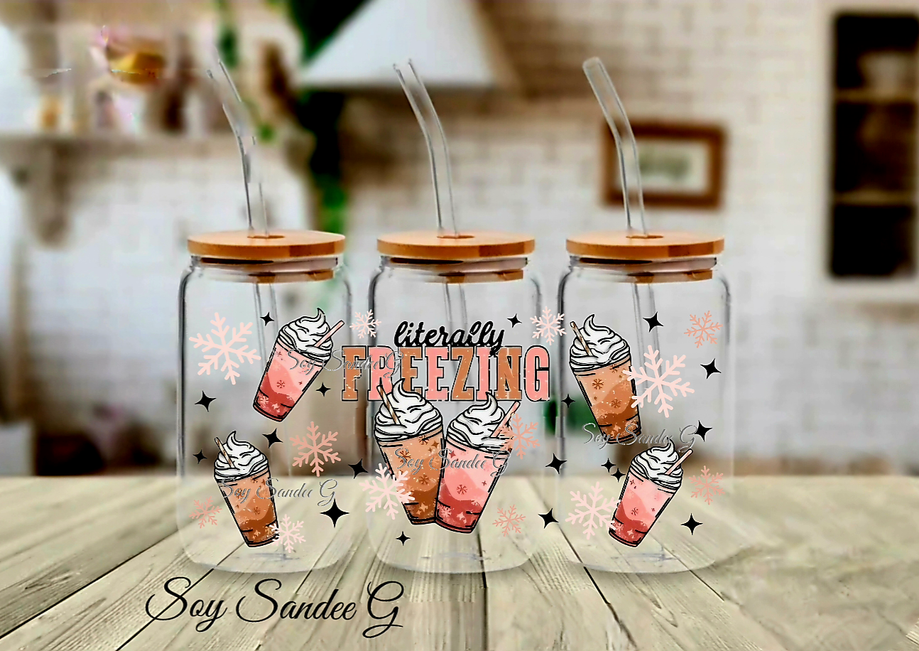 Literally Freezing - UVDTF Wrap for cups/hard surfaces sticker