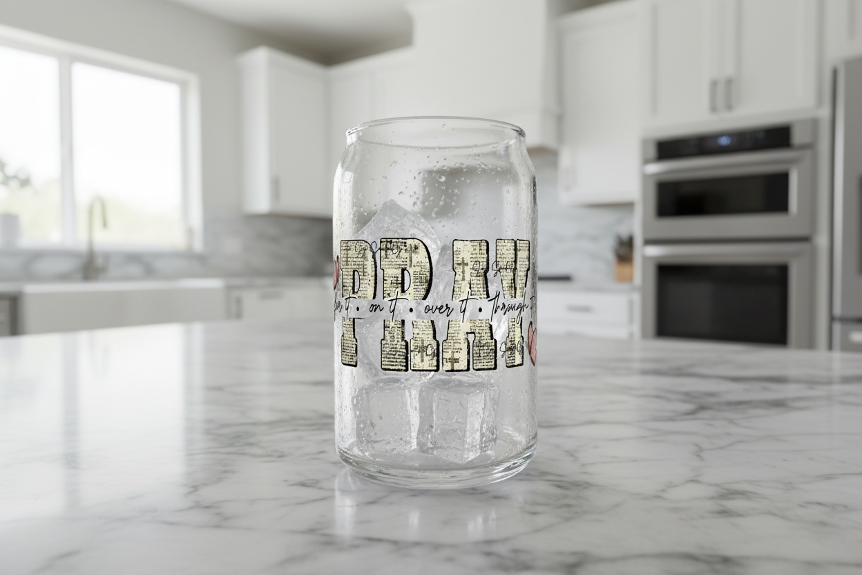 Pray - UVDTF Wrap for cups/hard surfaces sticker