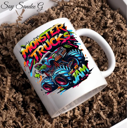 Los Monster Trucks son mi pasión. Envoltura UVDTF - 2