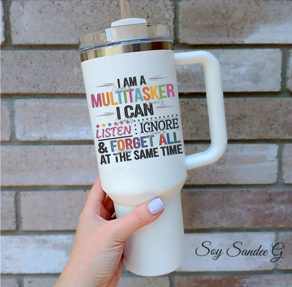 I Am A Multitasker - UVDTF Decal for cups/hard surfaces sticker