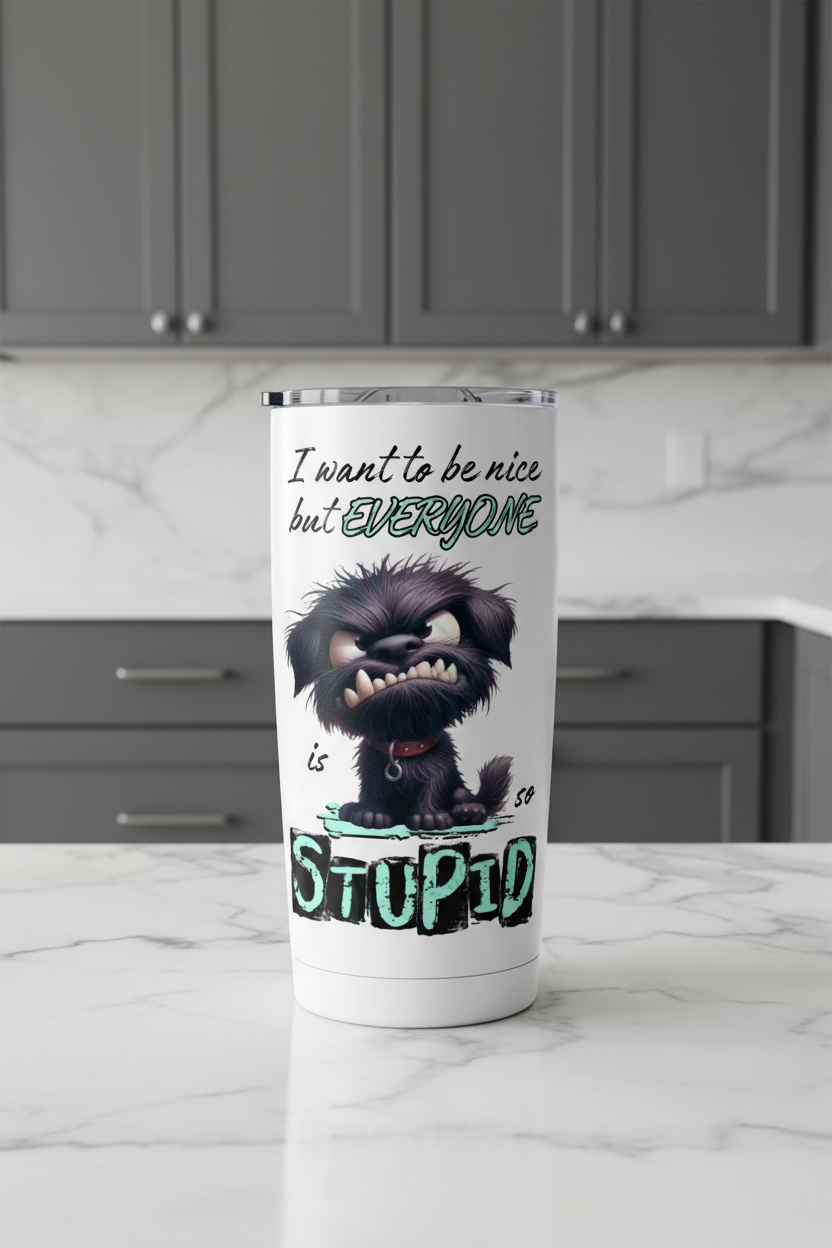 Quiero ser amable pero... Calcomanía UVDTF