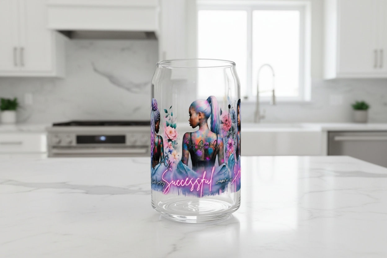 Successful Herself - UVDTF Wrap for cups/hard surfaces sticker