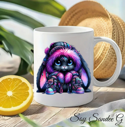 Punk Bunny - UVDTF Decal for cups/hard surfaces sticker