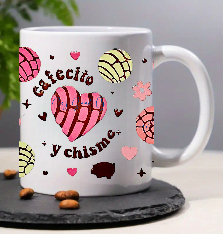 Cafecito y Chisme Conchas #2 - UVDTF Wrap for cups/hard surfaces