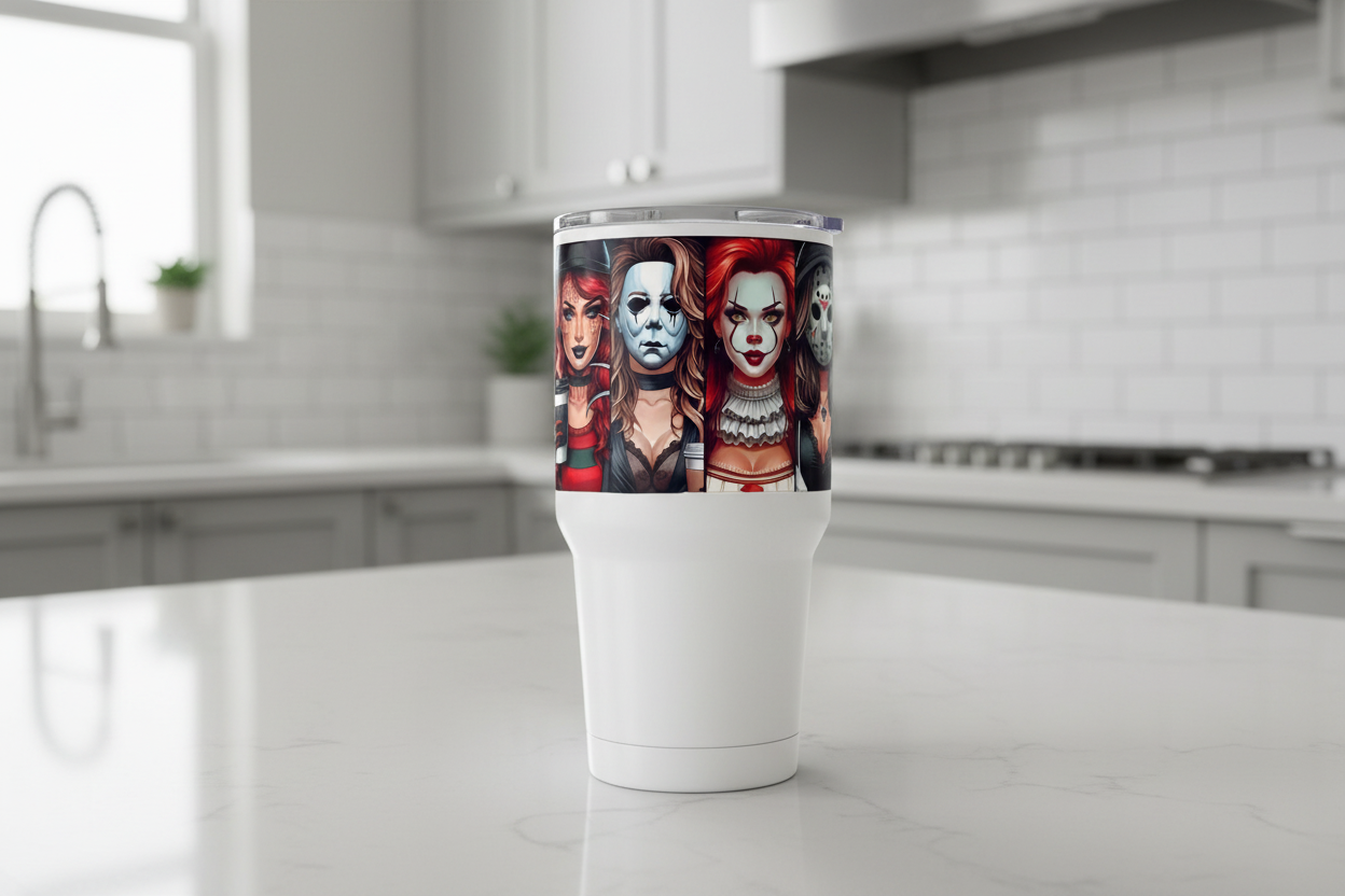 Comadre Halloween Crew - UVDTF Wrap for cups/hard surfaces sticker