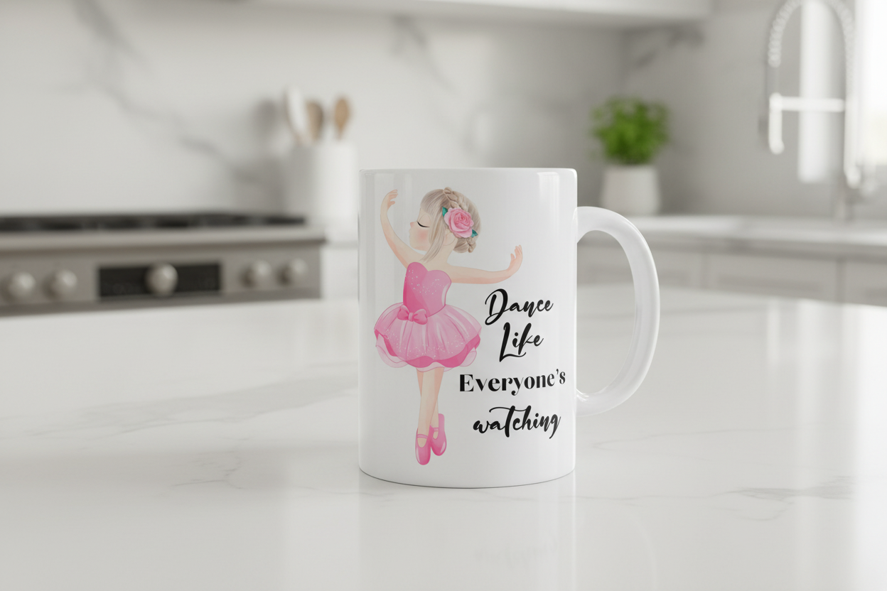 Baila como si todo el mundo te estuviera mirando - Calcomanía UVDTF pequeña