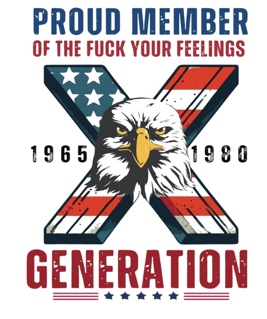 Patriotic GenX UVDTF Decal