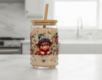 Baby Highland Cow #2 - UVDTF Wrap for cups/hard surfaces sticker