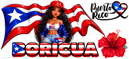 NY Boricua - UVDTF Wrap for cups/hard surfaces sticker