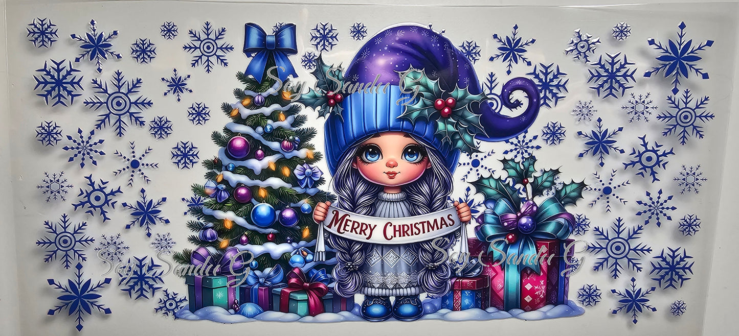 Blue Elf - UVDTF Wrap for cups/hard surfaces sticker