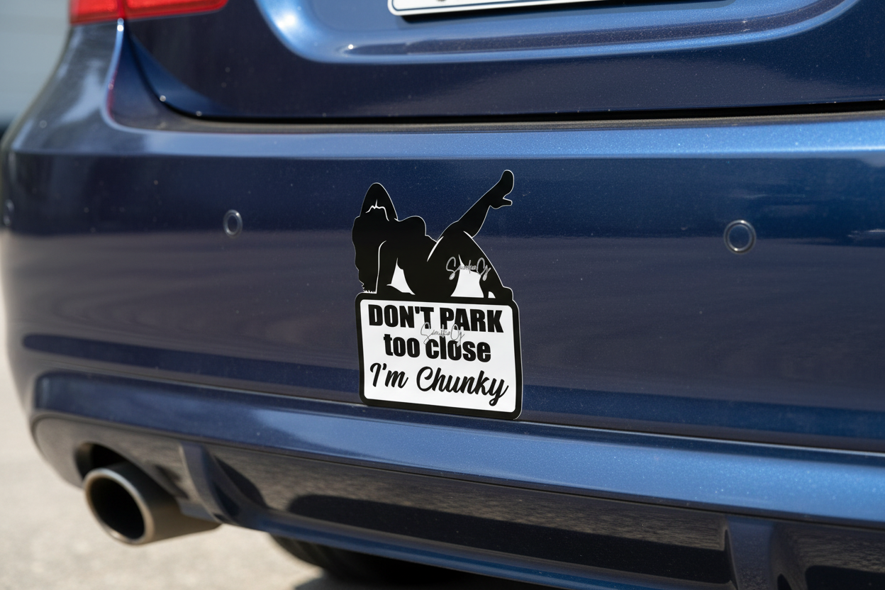 Don't Park Too Close (Bumper Sticker) - UVDTF Decal for cups/hard surfaces sticker