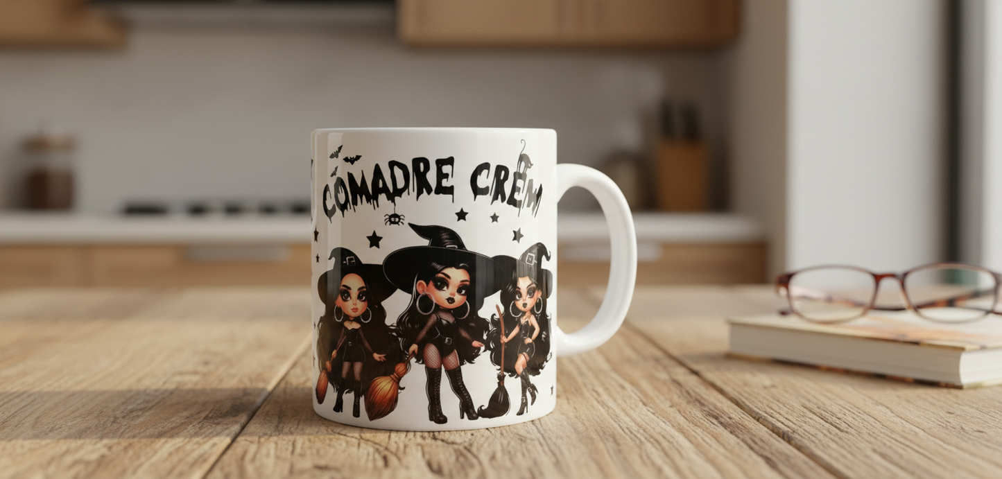 Comadre Crew Witches - UVDTF Wrap for cups/hard surfaces sticker