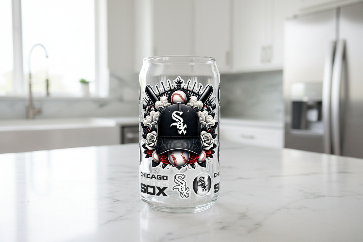 Chicago White Sox #3 - UVDTF Wrap for cups/hard surfaces sticker