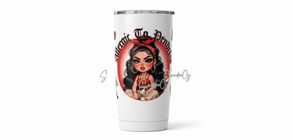 Allergic to Pendejas Red - UVDTF Wrap for cups/hard surfaces sticker