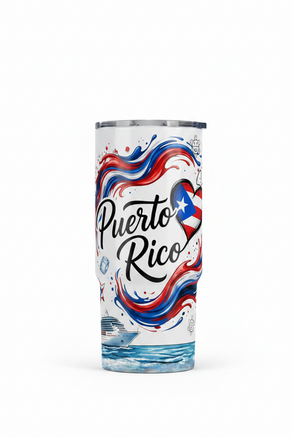 Puerto Rico Cruising - UVDTF Wrap for cups/hard surfaces sticker