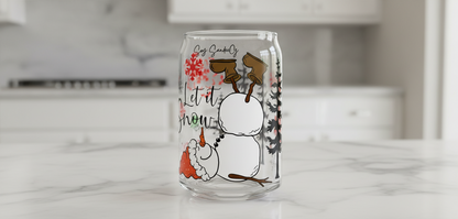 Let it Snow - UVDTF Wrap for cups/hard surfaces sticker