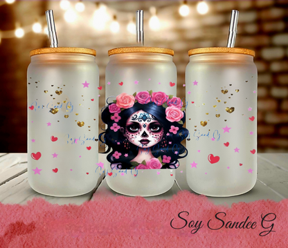 Envoltura UVDTF de Belleza del Día de los Muertos