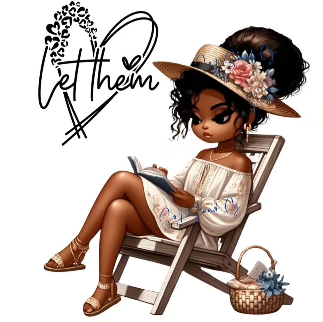 Shhh... No me hables hasta que mi taza esté vacía Calcomanía UVDTF